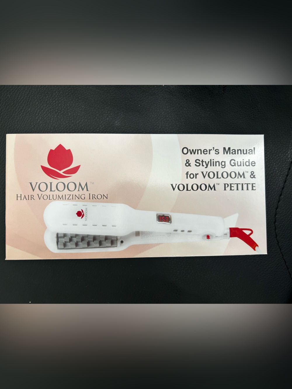 VOLOOM White Hair Volumizing Iron - Red Accent